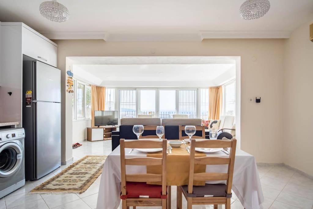 Bodrum Burcu Residence, Magnificent Sea View, Cozy, Free Otopark, Free Wifi Exterior foto